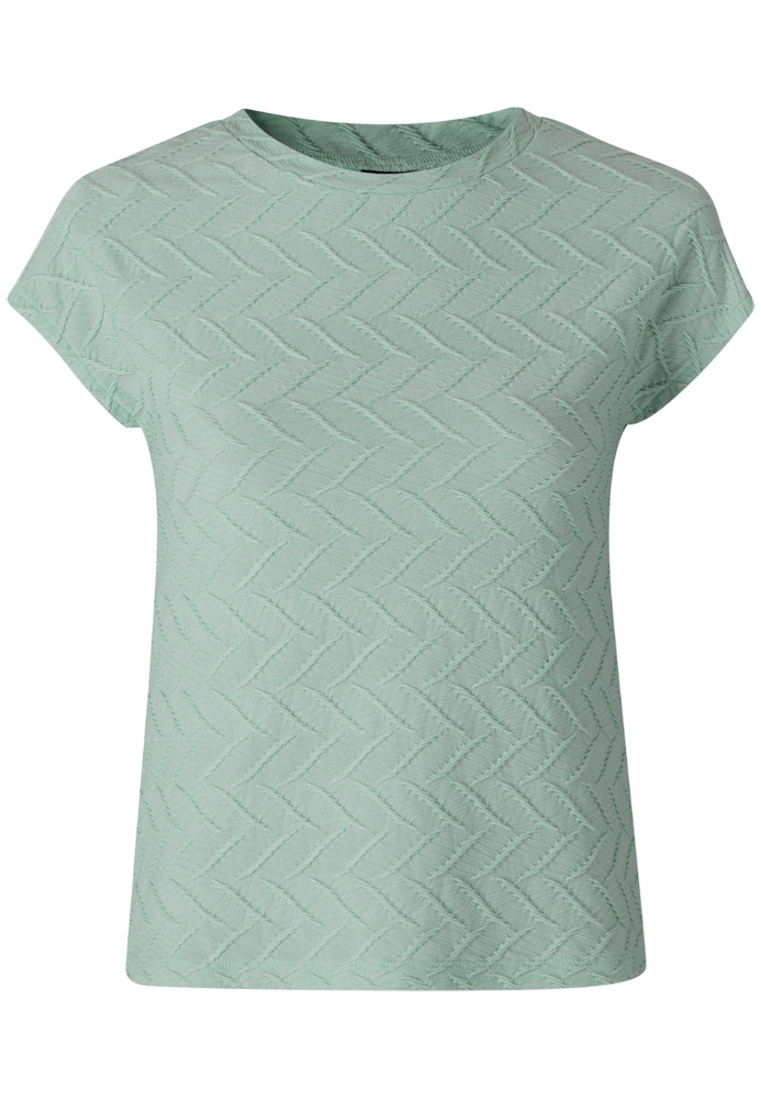 Shirt mit Fischgräten-Muster