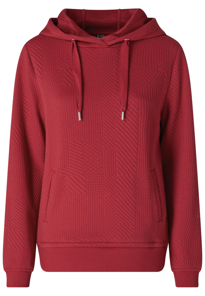 Hoodie mit All-Over-Struktur