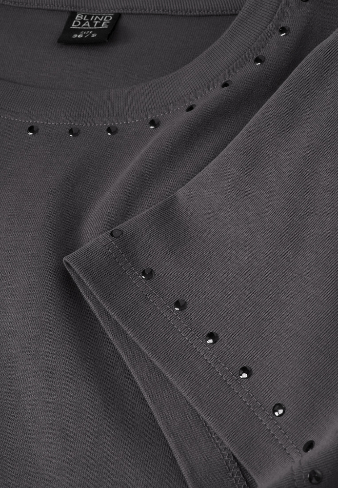 Shirt mit Strasssteinen