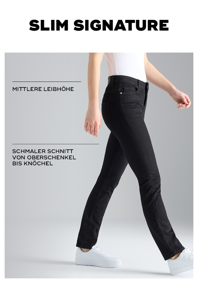 Slim Mid Waist Jeans