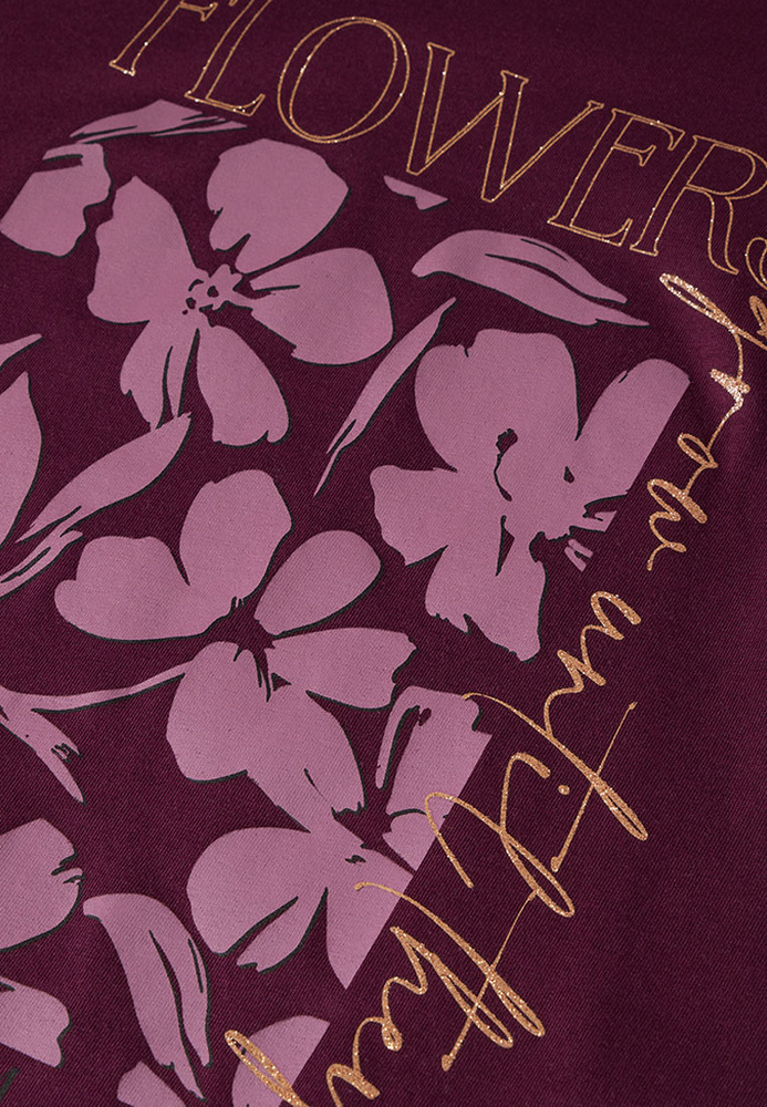 Shirt mit Blumen-Print