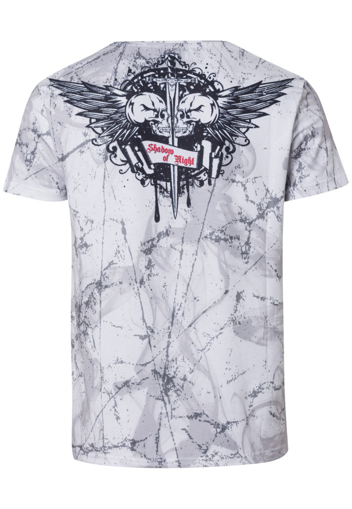 T-Shirt mit Totenkopf-Print