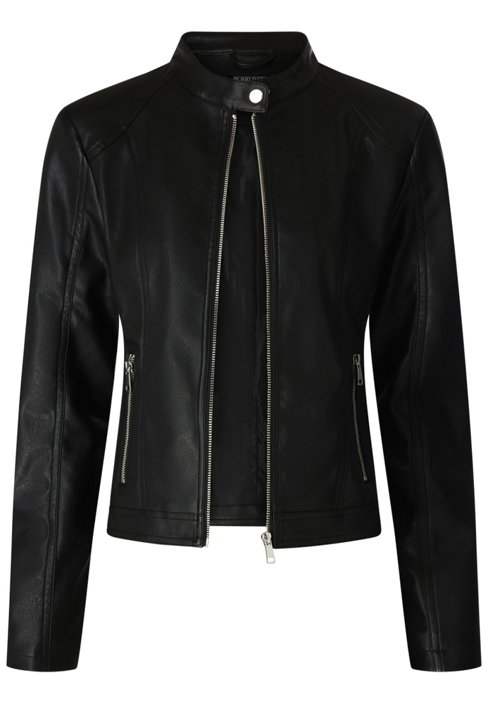 Lederjacke im Biker-Style