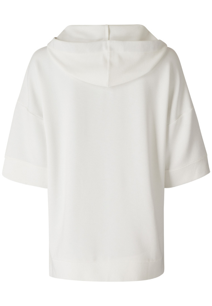 Hoodie mit Rippstruktur