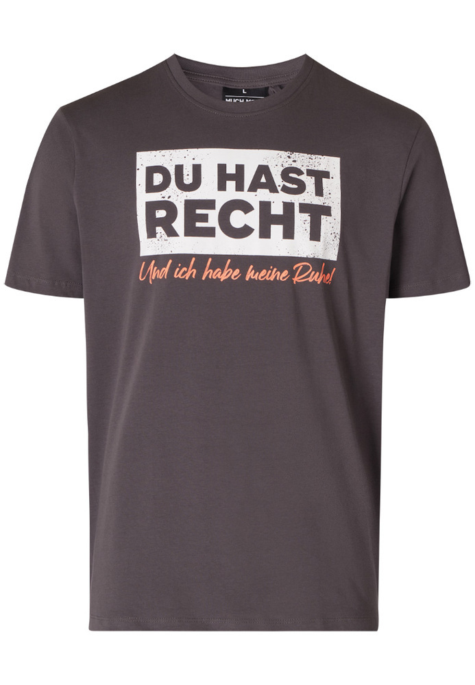 T-Shirt mit Sprüche-Druck