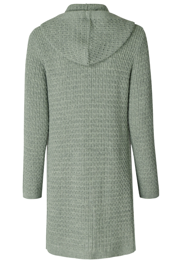 Strickjacke mit Kapuze