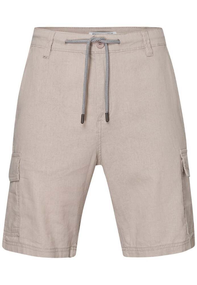 Leinen-Bermudas