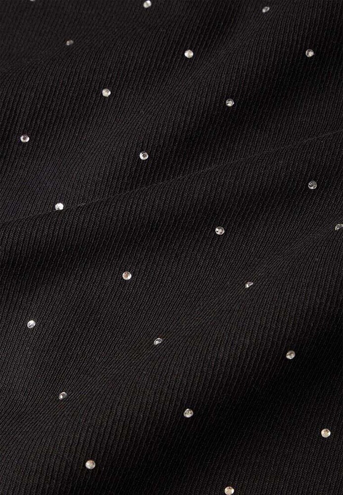 Shirt mit Strasssteinen