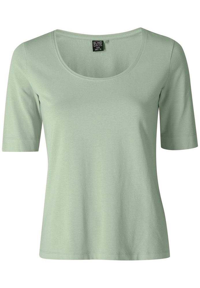 Shirt mit U-Ausschnitt