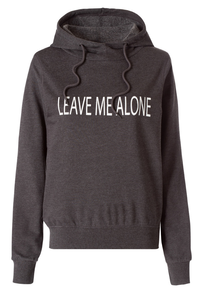 Hoodie mit Schriftzug-Print