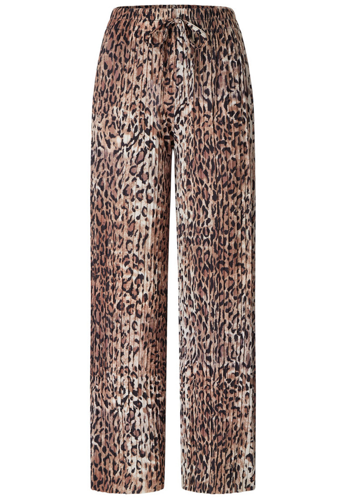 Plisseehose Leo-Print