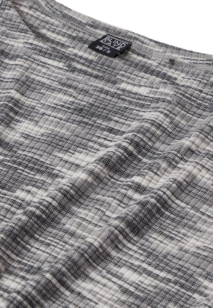 Shirt in Melange-Optik