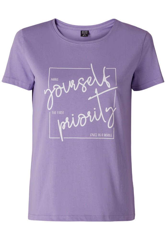 T-Shirt mit Schriftzug-Print