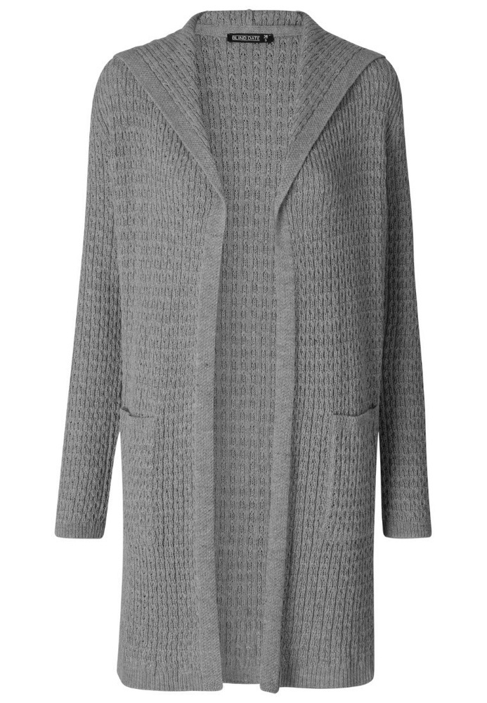 Strickjacke mit Kapuze