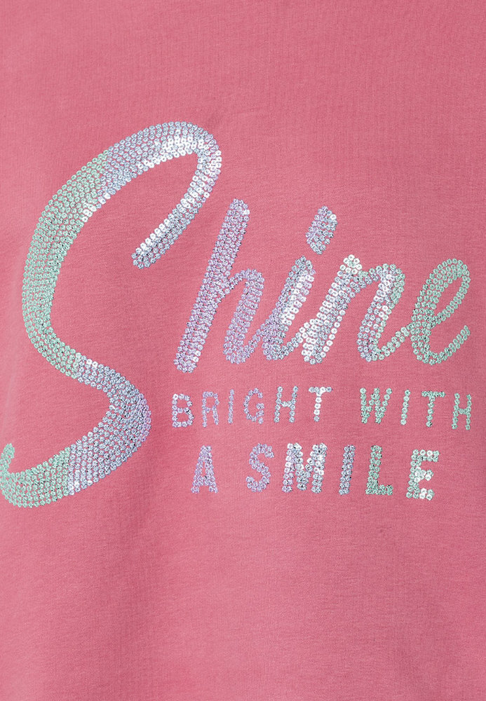 Sweatshirt mit Pailletten-Schriftzug