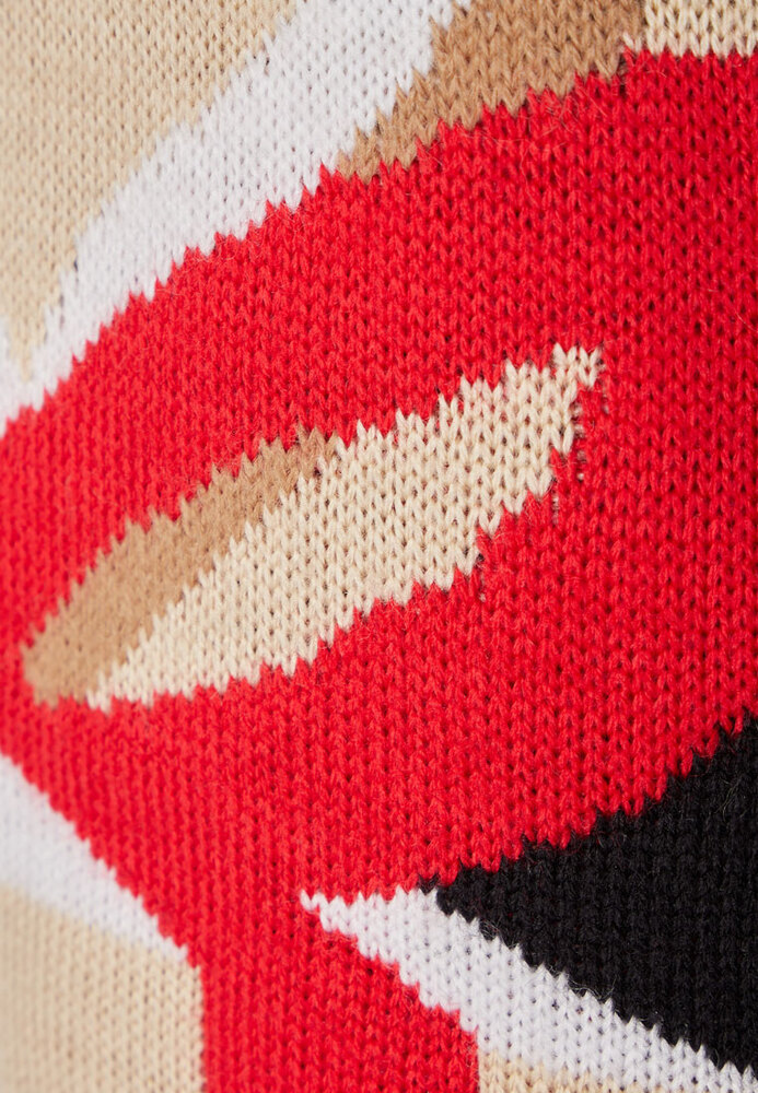 Strickkleid mit X-Mas-Motiv