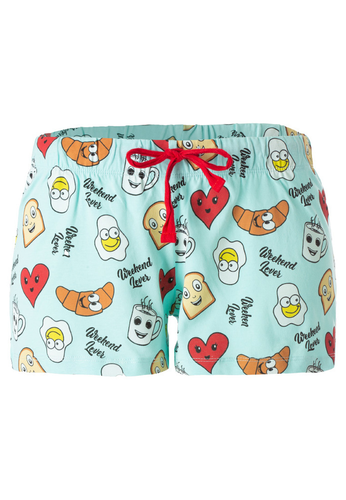 Pyjama-Shorts mit All-Over-Muster