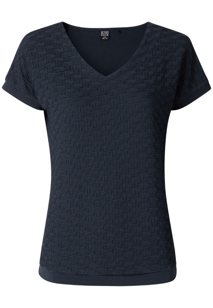 Shirt mit All-Over-Struktur