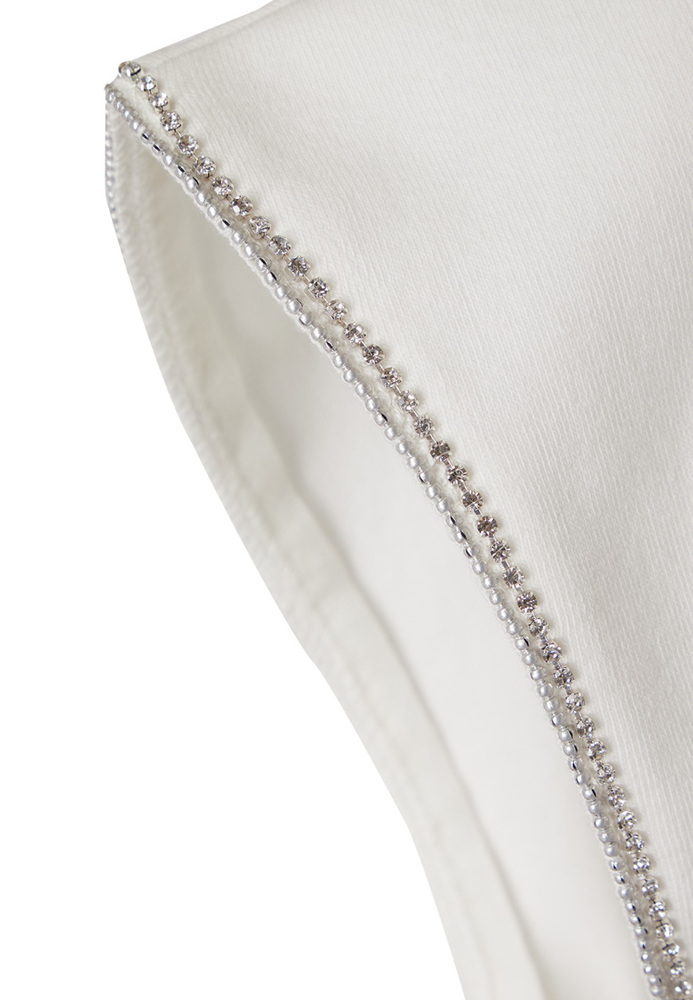 Shirt mit Glitzer-Bordüre