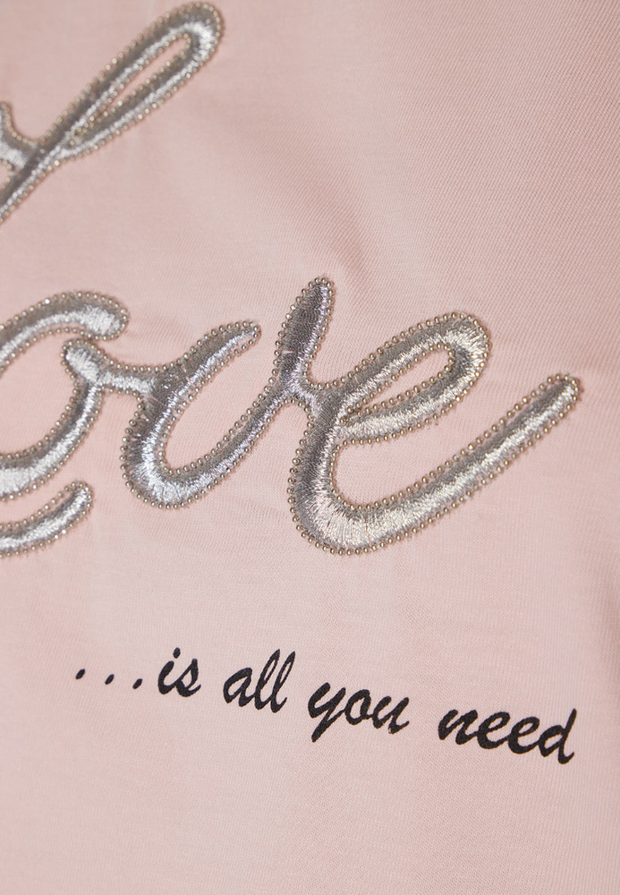 T-Shirt mit Sprüche-Druck