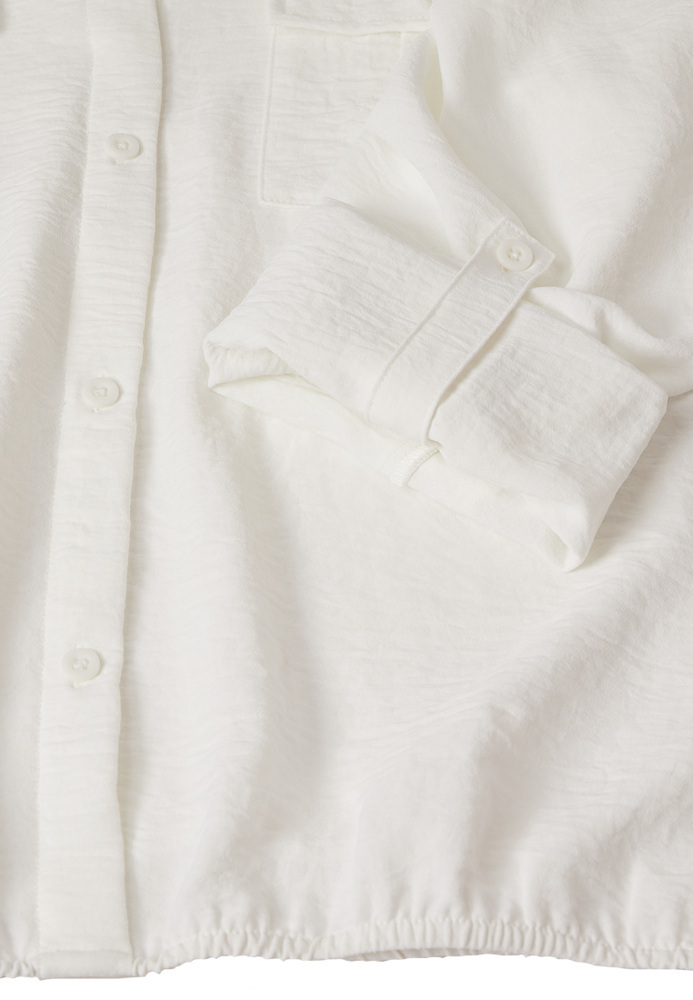 Bluse im O-Shaped-Design