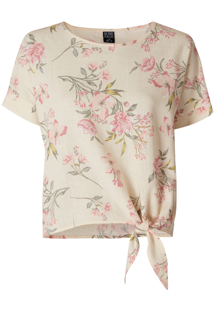 Bluse mit Blumen-Muster
