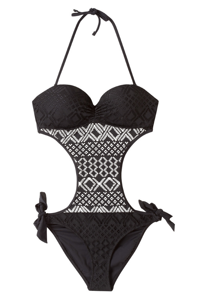 Monokini mit Spitze