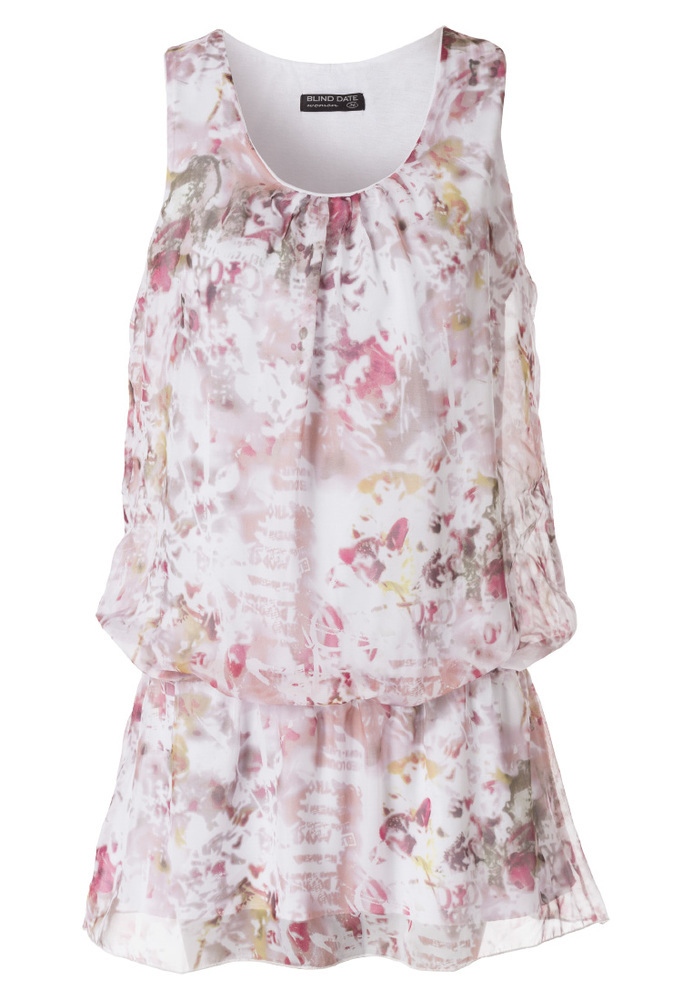 Longtop mit grafischem Print