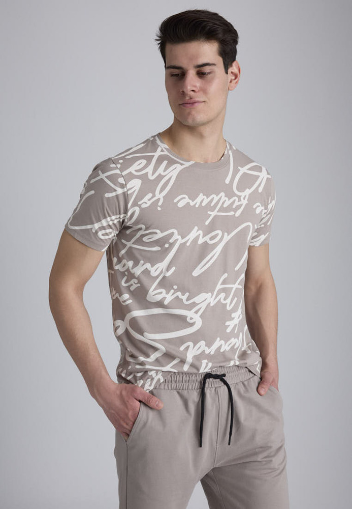 T-Shirt mit All-Over-Muster
