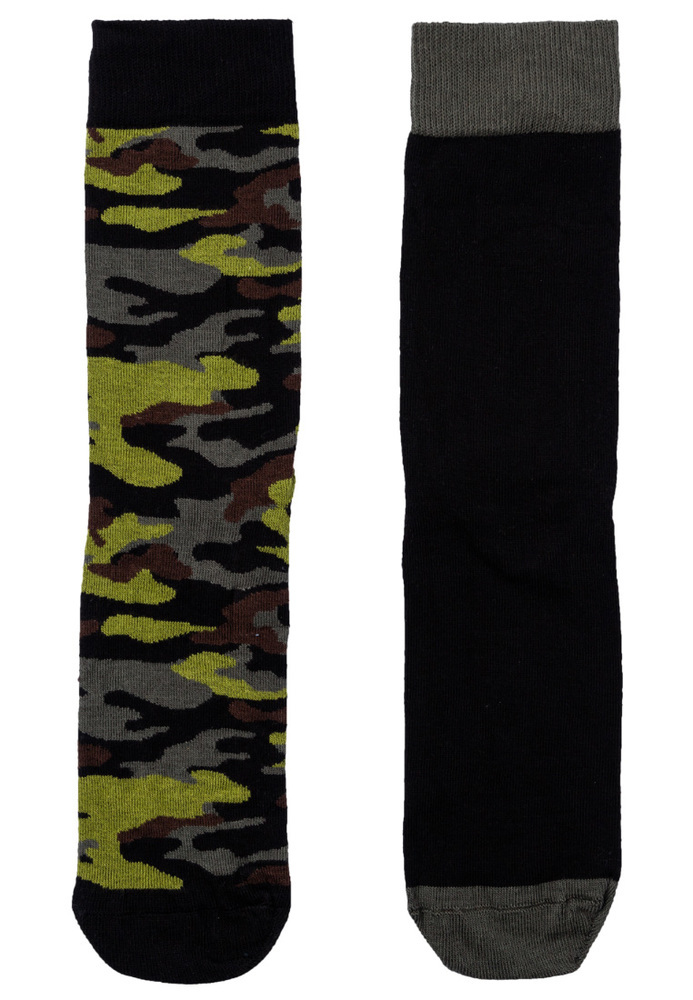 Socken im Camouflage-Look, 2er-Pack