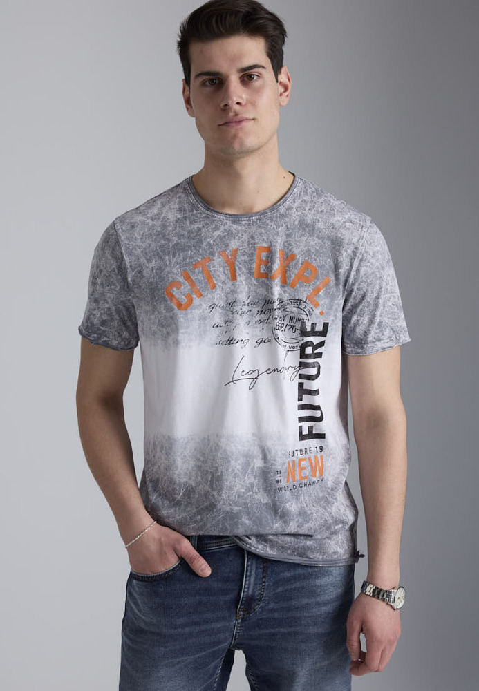 T-Shirt mit Schriftzug-Print