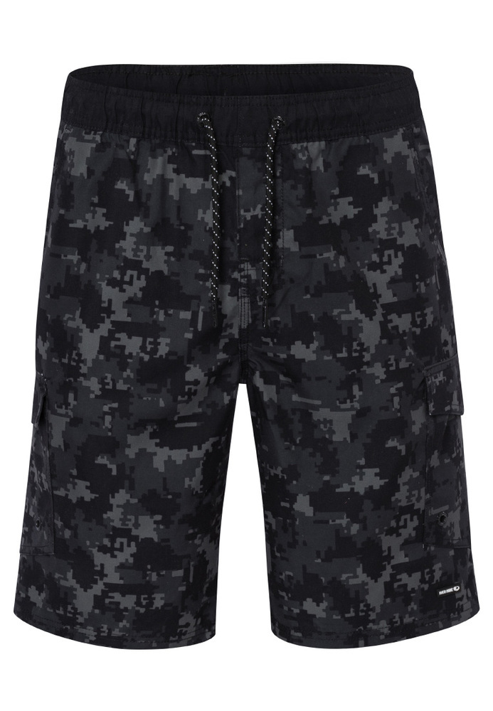 Cargo-Shorts mit Camouflage-Muster