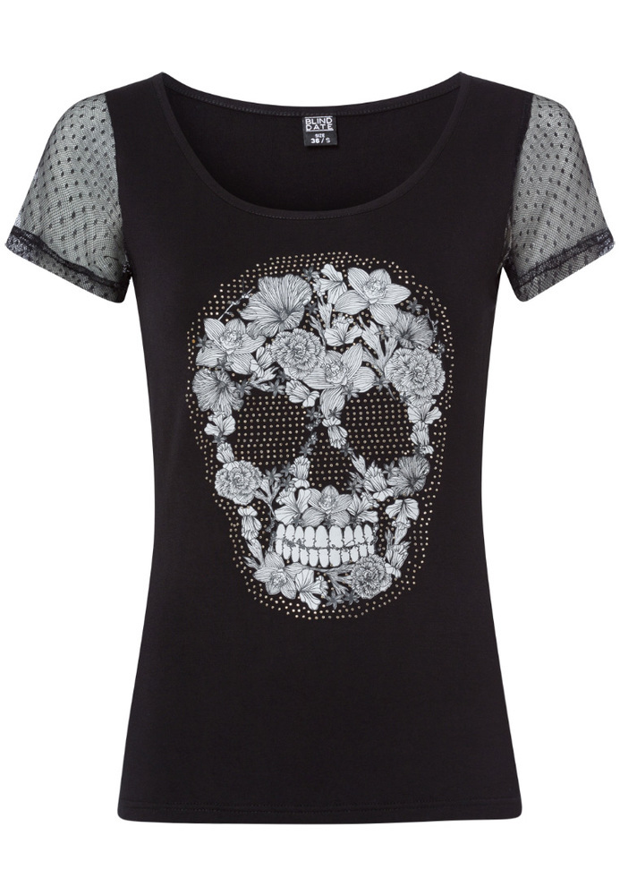 Shirt mit Totenkopf-Design