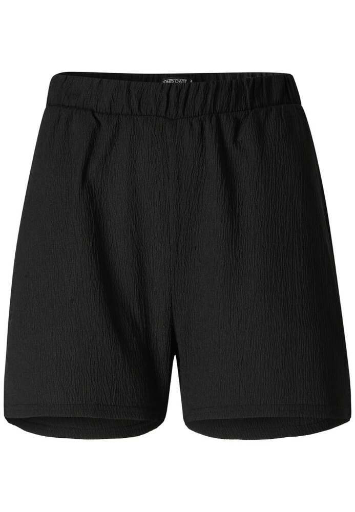 Shorts mit Crinkle-Struktur