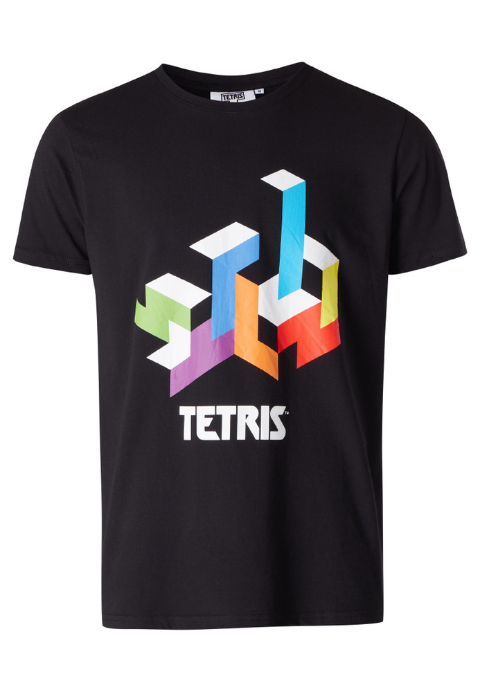 T-Shirt mit Tetris-Motiv