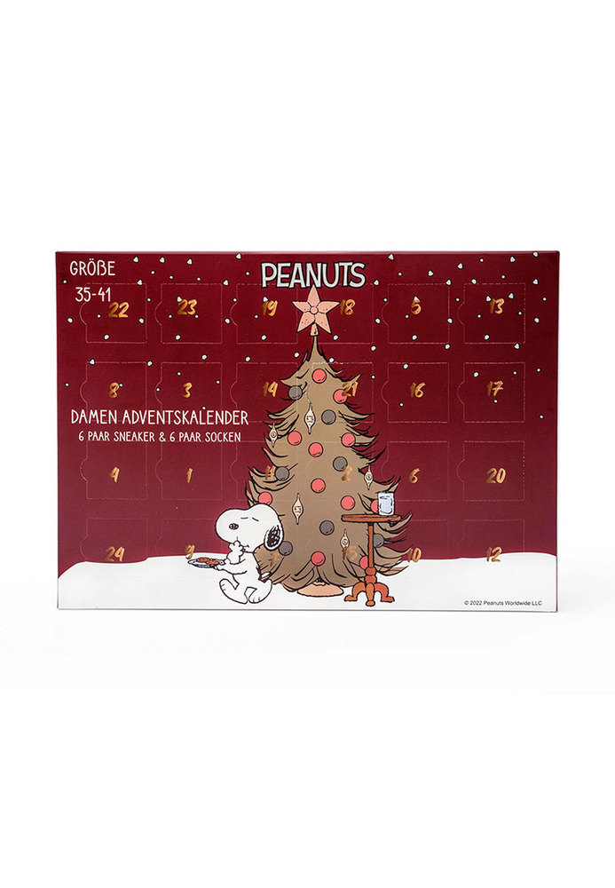 Socken-Adventskalender Peanuts
